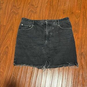 ASOS Black Denim Skirt